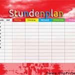 Openoffice Stundenplan Vorlage Erstaunlich Vorlage Stundenplan