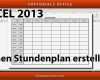 Openoffice Stundenplan Vorlage Neu Stundenplan Tagesplan Erstellen Excel toptorials