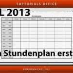 Openoffice Stundenplan Vorlage Neu Stundenplan Tagesplan Erstellen Excel toptorials