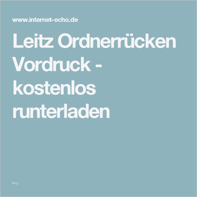 Ordnerrücken Vorlage Word Beste Leitz ordnerrücken Vordruck Kostenlos Runterladen | Vorlage Ideen