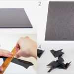 Origami Vorlagen Inspiration Diy 3d origami Panther In Trophy Style [freebie