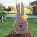 Osterhase Holz Basteln Vorlage Erstaunlich Die Besten 25 Osterdeko Garten Ideen Auf Pinterest