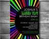 Paintball Gutschein Vorlage Best Of Laser Tag Birthday Invitation Rainbow Invite Printable