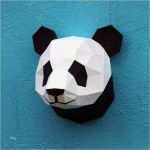 Papercraft Vorlagen Angenehm 01 Papercraft Panda Head Printable Digital Template