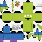 Papercraft Vorlagen Kostenlos Fabelhaft Cubeecraft Templates Papercraft Alien toy Story