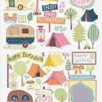 Papercraft Vorlagen Kostenlos Schönste Cute Camping Free Digital Papers