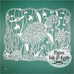 Papercut Vorlagen Inspiration Sea Turtles Papercut Template Papercuts