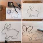 Papierdraht Figuren Vorlagen Bewundernswert Dieser Hase ist Auf Draht – Oder – My First Easter Bunny