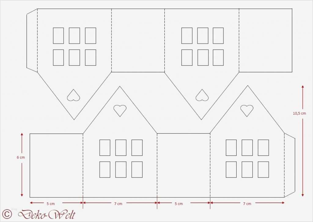 Papierhaus Basteln Vorlage Einzigartig Deko Welt September 2015