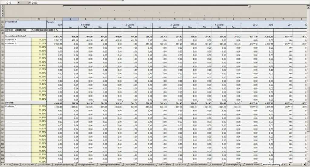 Personaleinsatzplanung Excel Vorlage Gut Excel tool Rs ...