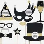 Photo Booth Requisiten Vorlagen Genial Silvester Foto Dekorations Bastel Set – Neujahrs