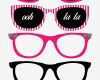 Photo Booth Requisiten Vorlagen Wunderbar Glasses From Paris Hot Pink Printable Booth Prop Set