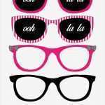 Photo Booth Requisiten Vorlagen Wunderbar Glasses From Paris Hot Pink Printable Booth Prop Set