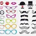 Photo Booth Requisiten Vorlagen Wunderbar Mustache Clipart Photo Booth Props Digital Clip Art Set