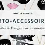 Photo Booth Vorlagen Zum Ausdrucken Neu 70 Booth Requisiten Einfach Downloaden