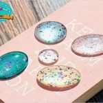 Photo Booth Weihnachten Vorlagen Bewundernswert Cabochon Diy Schmucksteine Aus Glas Und Nagellack Selber