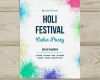 Plakat Vorlage Beste Plakat Vorlage Für Das Holi Festival