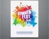 Plakat Vorlage Inspiration sommerfest Plakat Vorlage