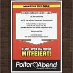 Polterabend Flyer Vorlagen Bewundernswert Drucke Selbst Witzige Einladung Zum Polterabend