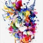 Pop Art Bilder Vorlagen Elegant 25 Best Watercolor Lion Ideas On Pinterest