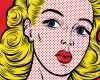 Pop Art Bilder Vorlagen Erstaunlich Pop Art Blond Woman Face Close Up Illustrations