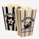 Popcorn Tüten Vorlage Schön Popcorn Tüten &quot;hollywood&quot; 4er Pack Günstig Kaufen Bei