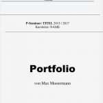 Portfolio Deckblatt Vorlage Neu Very Portfolio Deckblatt Vorlage Nt53