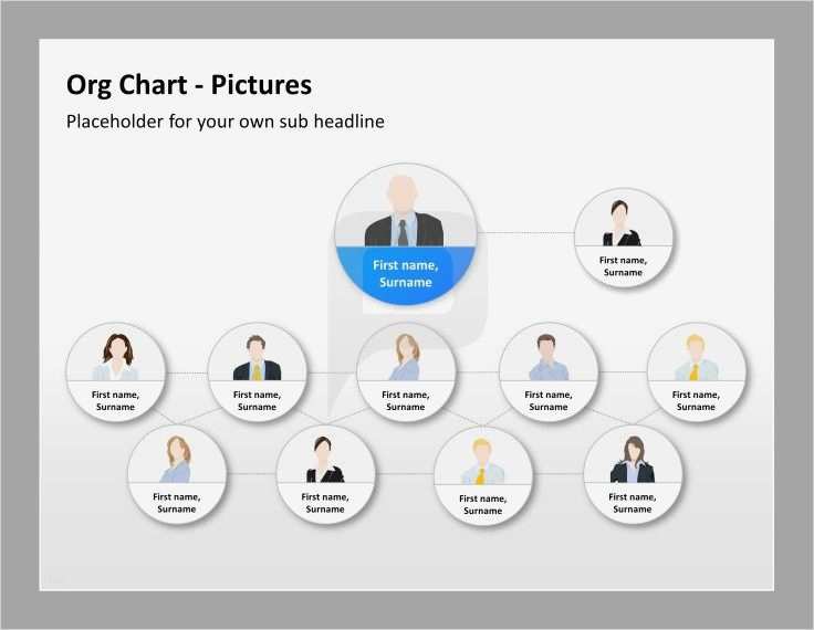 Organigramm PowerPoint Premium Vorlagen von