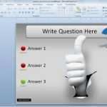 Powerpoint Quiz Vorlage Angenehm Awesome Questions &amp; Answers Powerpoint Templates