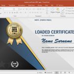 Powerpoint Quiz Vorlage Cool Animated Certificate Powerpoint Template