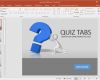 Powerpoint Quiz Vorlage Fabelhaft Erstellen Sie Ein Quiz In Powerpoint Mit Quiz Tabs