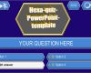 Powerpoint Quiz Vorlage Schönste Quiz Template Hexa