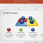 Powerpoint Vorlage Bearbeiten Hübsch 3d Swot Powerpoint Vorlage