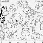 Ppp Vorlagen Bewundernswert Jungle Friends Digital Stamps Clipart