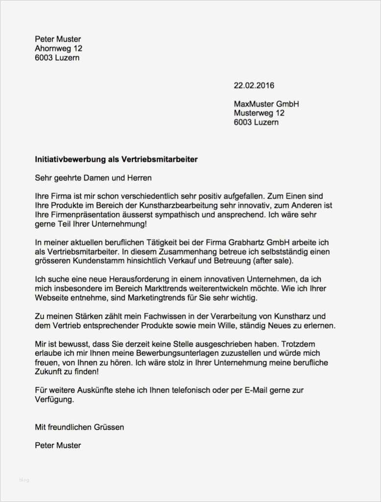 Praktikumsbewerbung Muster Vorlage Süß Initiativbewerbung | Vorlage Ideen