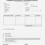 Proforma Invoice Vorlage Erstaunlich Proforma Invoice Template