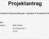 Projektantrag Vorlage Inspiration It Business Manager Projektantrag Operative Professional