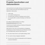 Projektbeschreibung Vorlage Cool Projekte Beschreiben Und Dokumentieren – Vorlage