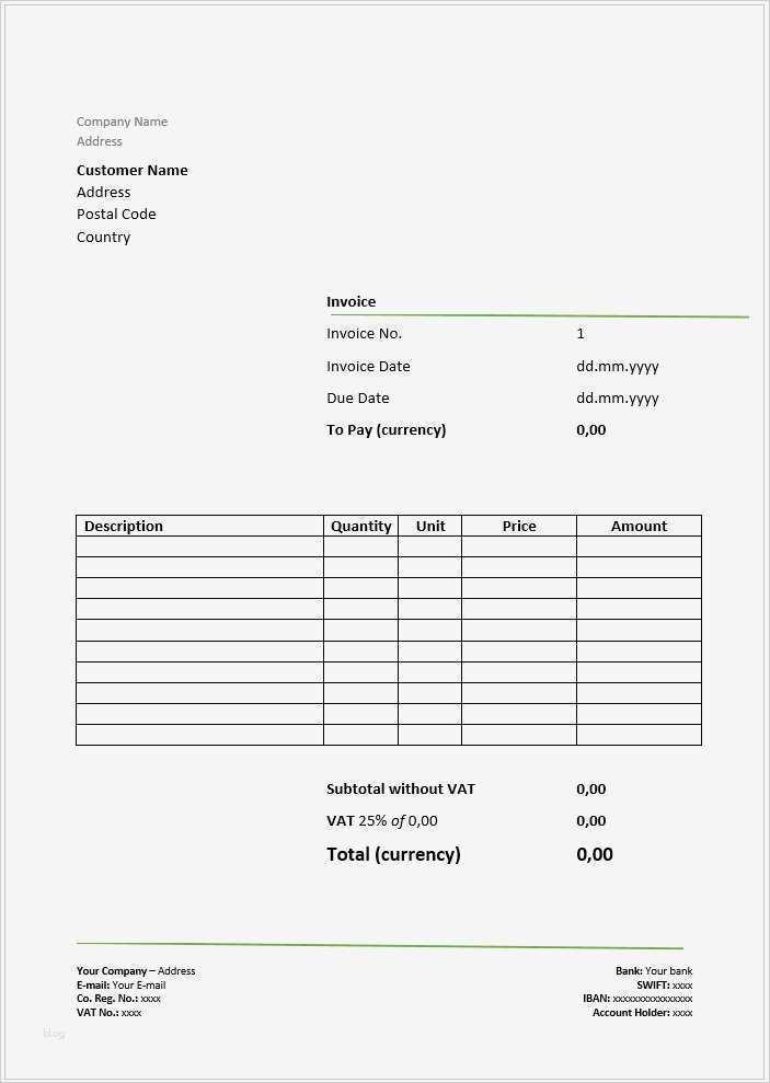 Gemütlich Rechnungs Word Vorlage Kostenlose Ideen Bilder