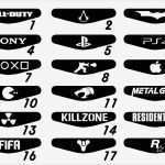 Ps4 Lightbar Sticker Vorlage Cool Playstation 4 Lightbar Skin Stickers Ps4 Personalizados