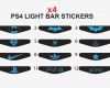 Ps4 Lightbar Sticker Vorlage Elegant 4x Playstation Ps4 Controller Light Bar Custom Decal