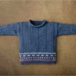 Pullover Häkeln Vorlagen Cool Kinderpullover Im Bündchen Und Jacquardmuster Stricken