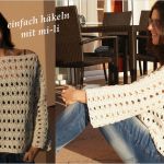 Pullover Häkeln Vorlagen Cool Pullover Häkeln Gratis Leicht Zu Häkeln