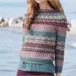 Pullover Häkeln Vorlagen Cool Pullover Mit Aufwendigem norweger Muster Stricken