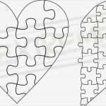 Puzzle Vorlage Kostenlos Ausdrucken Cool Heart Jigsaw Puzzle Template Collection Dxf Eps Svg Zip File