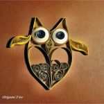 Quilling Vorlagen Eule Bewundernswert origami Fleurogami Und Sterne Quilling Eule Owl