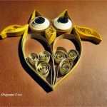 Quilling Vorlagen Eule Einzigartig origami Fleurogami Und Sterne Quilling Eule Owl