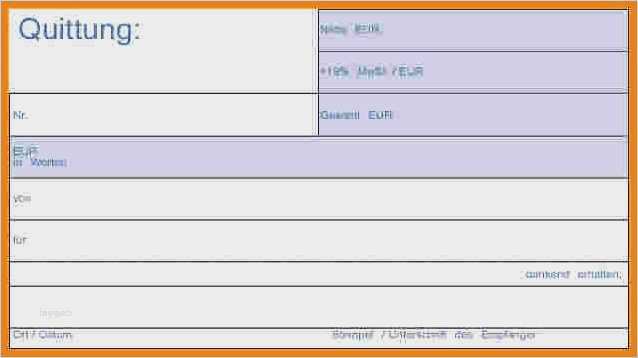 Quittung Kaution Vorlage Word Hübsch Quittung Vorlage ...