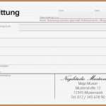 Quittung Ohne Mwst Vorlage Luxus 9 Quittungsvordruck