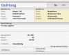 Quittung Ohne Mwst Vorlage Wunderbar Quittung – Quittungsverwaltung Als Excel Vorlage